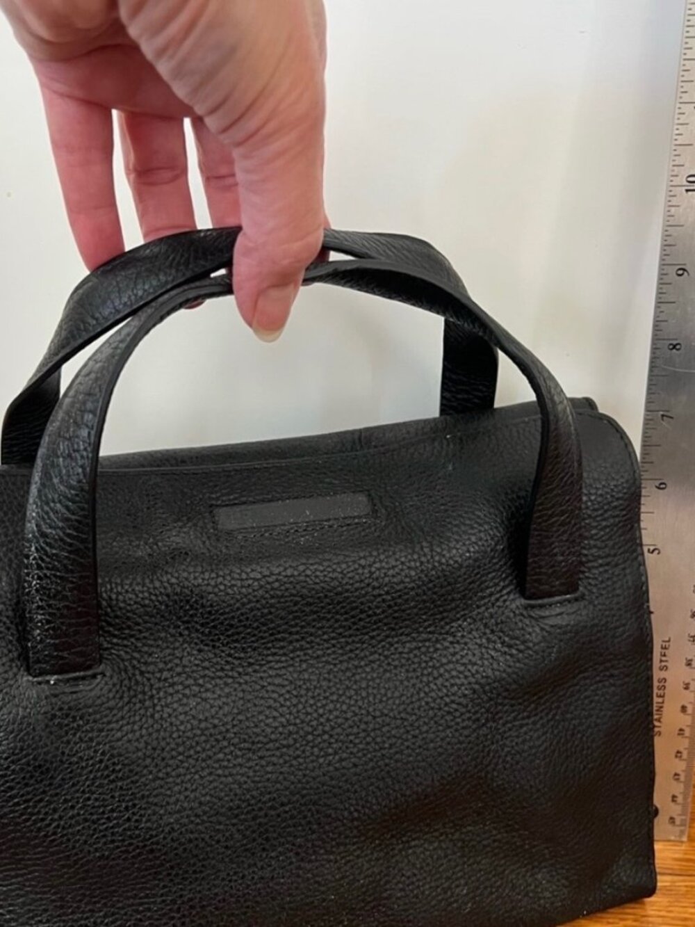 DKNY Small Clutch Black Bag Leather